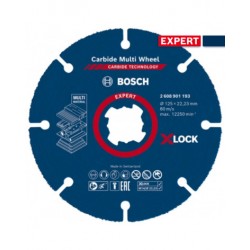 BOSCH DISCO MULTIMATERIAL X-LOCK EXPERT Ø115MM