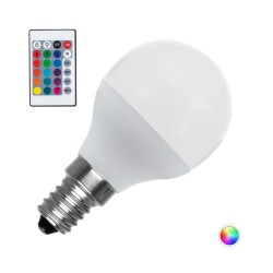 Lâmpada LED E14 Regulável RGBW G45 4.5W