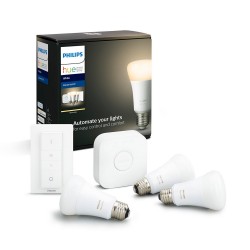 Kit de Início LED E27 White 3x9.5W PHILIPS Hue