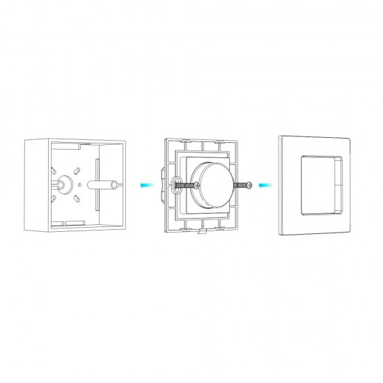 Interruptor Regulador LED Triac RF compatível con Controlo RF