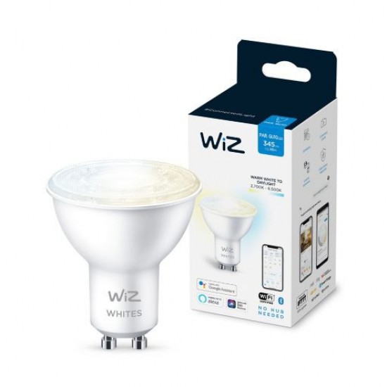 Lâmpada LED Smart WiFi + Bluetooth GU10 PAR16 CCT Regulável WIZ 4.9W