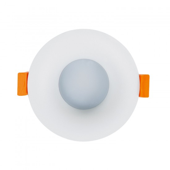 Aro Downlight Circular Branco para Lâmpada LED GU10 / GU5.3 Corte Ø 70 mm