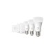 Kit Início Lâmpadas Inteligentes LED E27 3x9W 806 lm PHILIPS Hue White