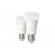 Pack 2 Lâmpadas Inteligentes LED E27 6W 570 lm A60 PHILIPS Hue White