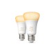 Pack 2 Lâmpadas Inteligentes LED E27 6W 570 lm A60 PHILIPS Hue White