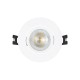 Aro Downlight Circular Inclinável de para lâmpadas LED GU10 / GU5.3 Corte Ø 70 mm