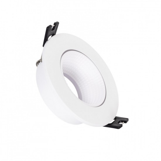 Aro Downlight Circular Basculante para Lâmpada LED GU10 / GU5.3 Corte Ø75 mm