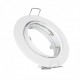 Aro Downlight Circular Basculante para Lâmpada LED GU10/GU5.3 Corte Ø 72 mm