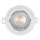 Aro Downlight Circular Basculante para Lâmpada LED GU10/GU5.3 Corte Ø 72 mm