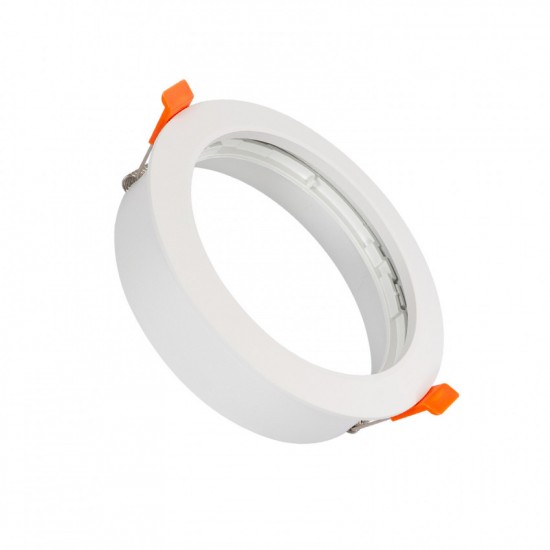 Aro Downlight Encastrável Circular para Lâmpada LED GU10 AR111 Corte Ø 125 mm