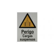 Sinal de Perigo de cargas Suspensas 200x300 PECOL