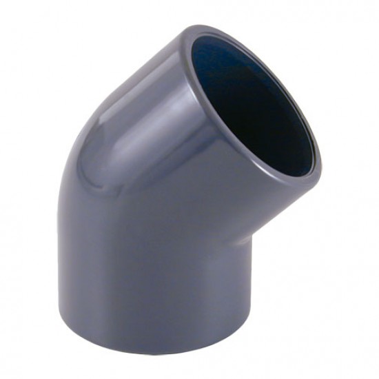 Joelho 45º PVC 40 mm F para colar