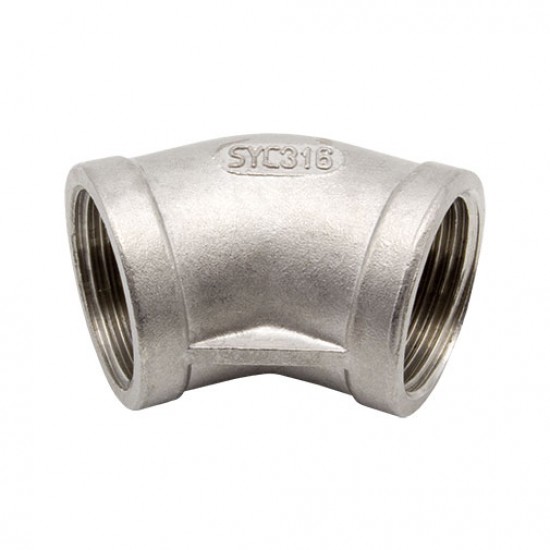 Joelho 45º inox Atusa 1/2" F