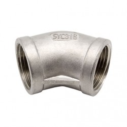 Joelho 45º inox Atusa 3/4" F