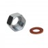 Kit porca 3/4" F x 12 mm (10 unidades)