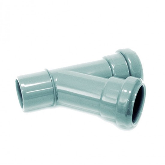 Forquilha simples 45º PVC Fersil 32 mm PN4 com anel