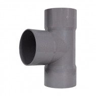 Tê simples 87º PVC Fersil 125 mm PN4 com anel